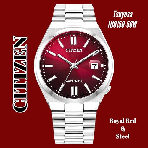 + NJ0150-56W 'Royal Red & Steel'