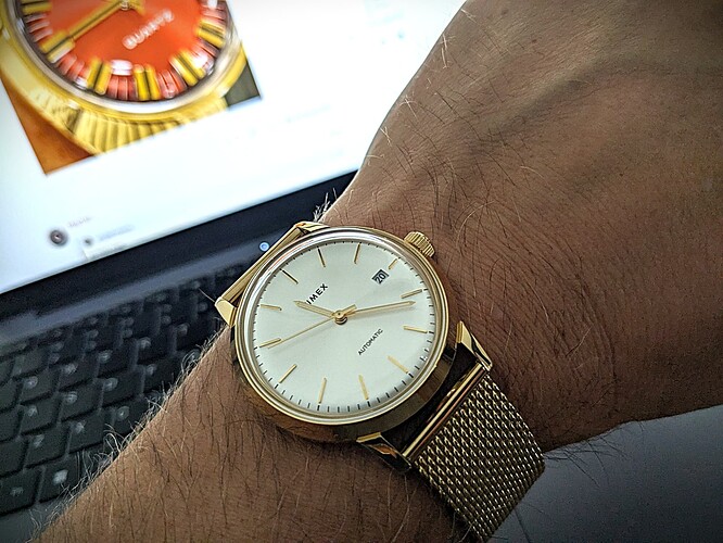 timex gold..