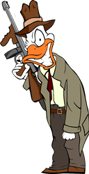 gangster-crime-duck-vector-clipart