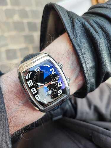 Dubey & Schalenbrand GMT wekker originele foto