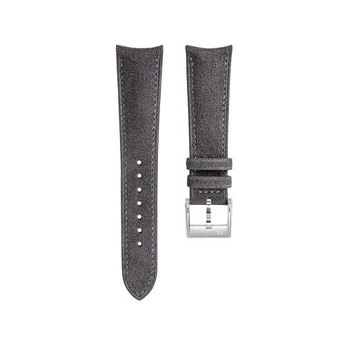 Alcantara_Dark_Grey_Curved_silver_buckle_1
