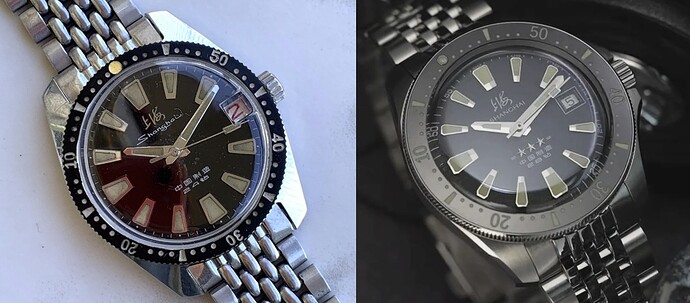 Shanghai Watch origineel vs modern