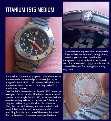 Squale 1515 titanium