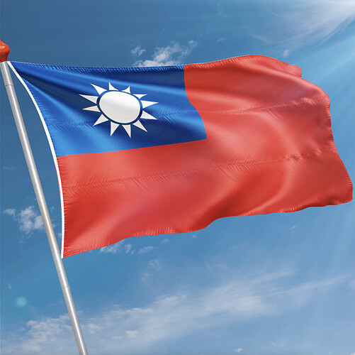 Taiwan-vlag-
