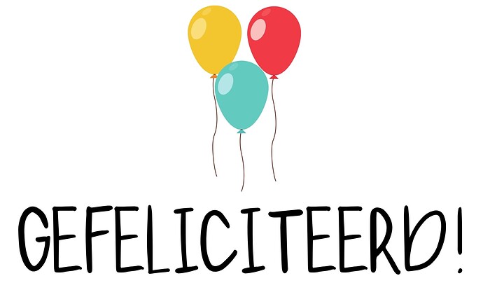 gefeliciteerd