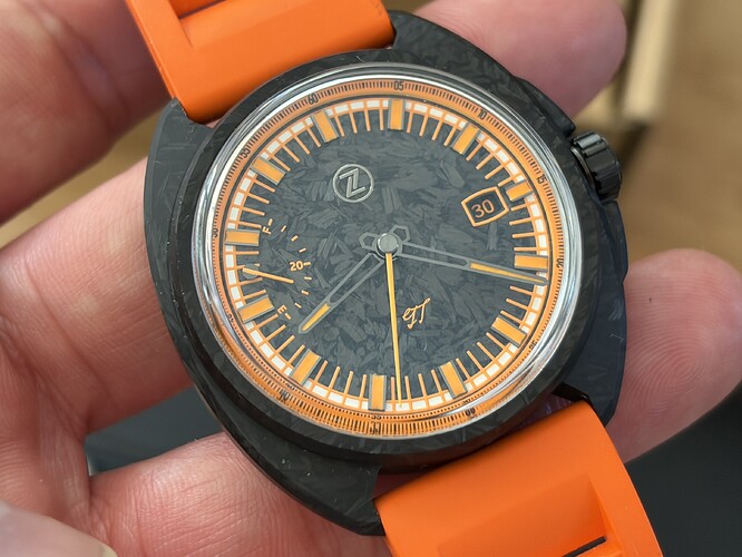 TK / TR: Nieuwe Zelos GT 42mm Carbon Supernova. Nr. 80 / 150. Full-set