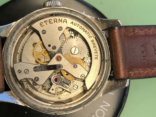 Vintage 32mm Eterna Men's Bumper Automatic  uurwerk