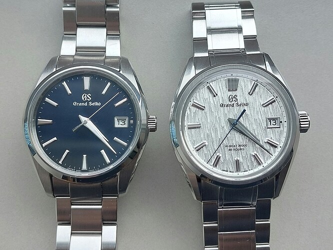 Grand Seiko SBGP013G, 40 mm en Grand Seiko SLGH005G 'White Birch', 40 mm