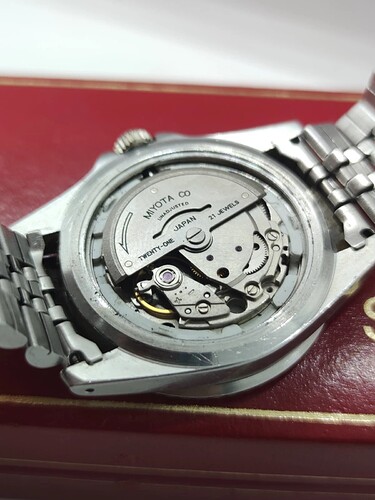 Miyotas 21 jewels from Kienzle diver 90s