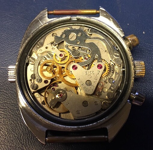 Uurwerk oude kast