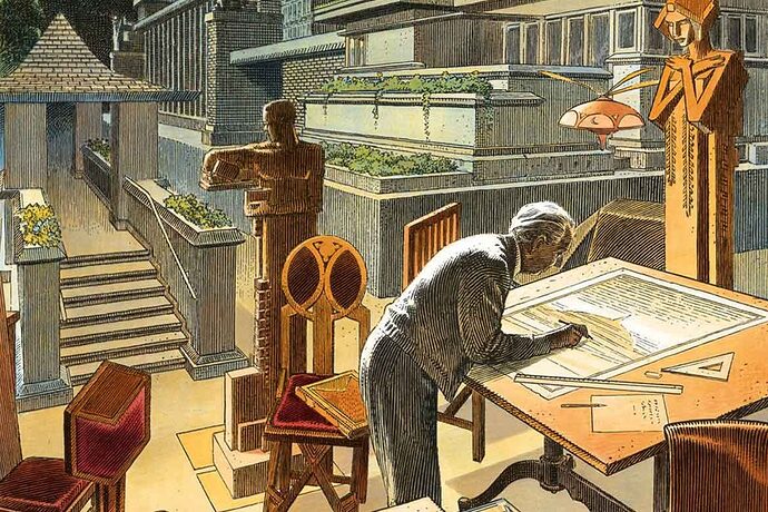 Wright-at-his-drafting-table-1170x780