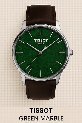 Tissot gentjeman met marmeren wijzerplaat