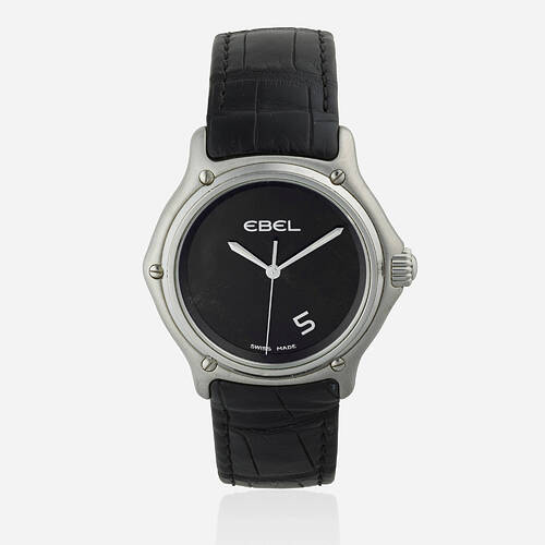 146_1_watches_december_2024_ebel_1911_5_oclock_stainless_steel_wristwatch__rago_auction