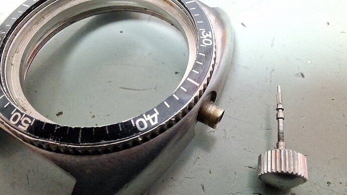 tube with damaged thread