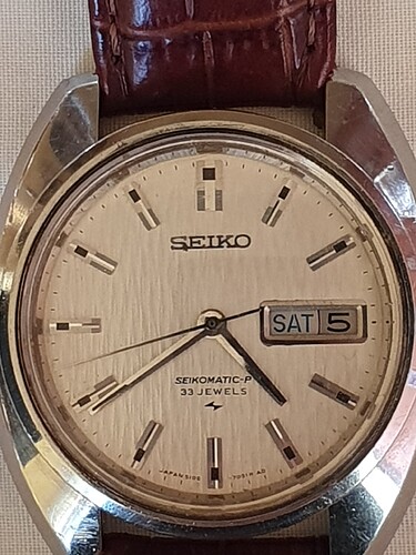 Seikomatic-P wijzerplaat