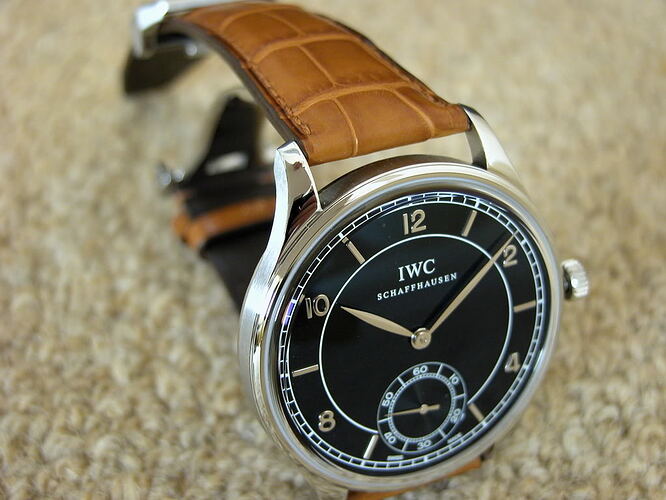 IWC 5445 Portugieser Vintage  ref 5445 brown strap