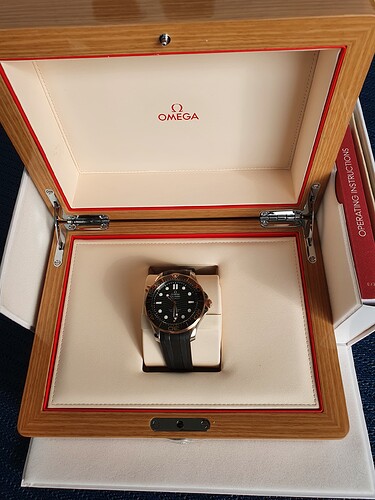 horloge in kist