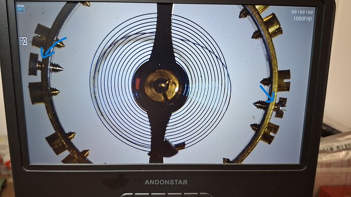 timingschroeven gelijkmatig gezet