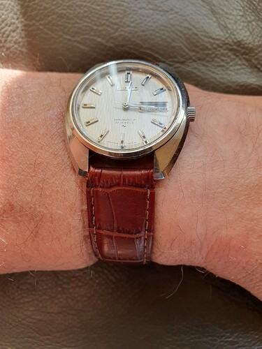 Seikomatic-P om de pols