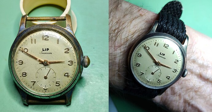 LIP nieuwe chroomlaag en nieuw glas