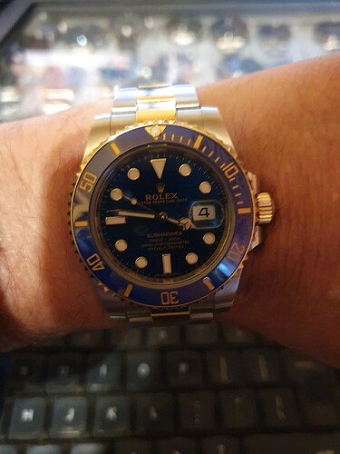 Rolex submariner two tone