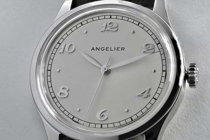 frosted silver dial 1