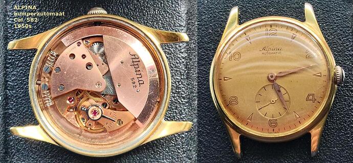 Alpina bumperautomaat cal. 582 1950s