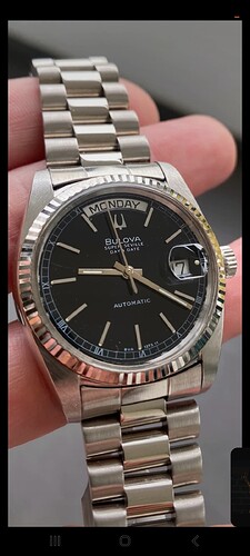 Bulovazwarte dial