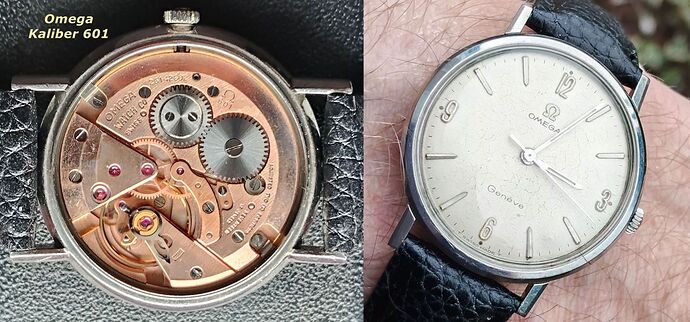 Omega kaliber 601 1950s