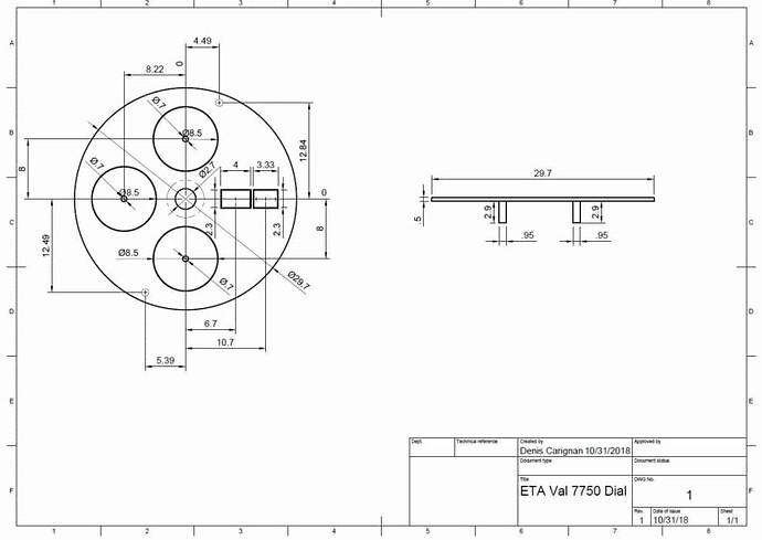 7750 dial