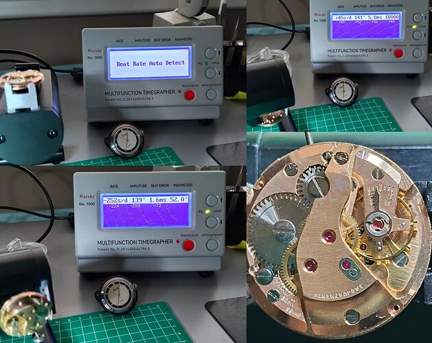 Atlantic Milano timegrapher data