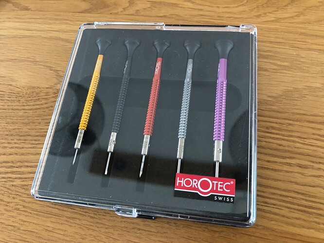 Horotec MSA01 screwdrivers