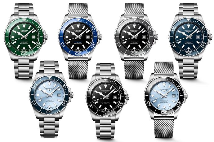 LONGINES-Hydroconquest-7-versions-42mm