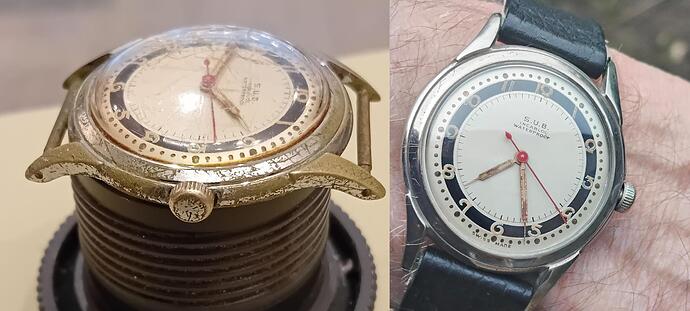 S.U.B.  kast rechromed, plus een service beurtje