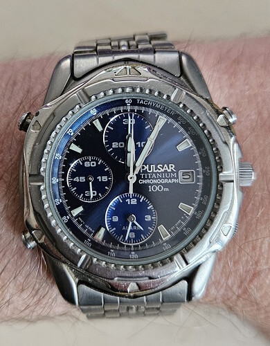 Pulsar Titanium Chronograph