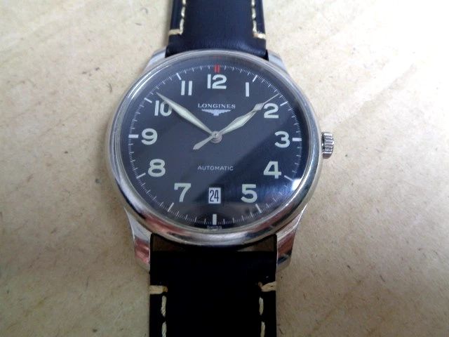 Longines Mens Watch Date Automatic Special Series Black Dial L2.628.4