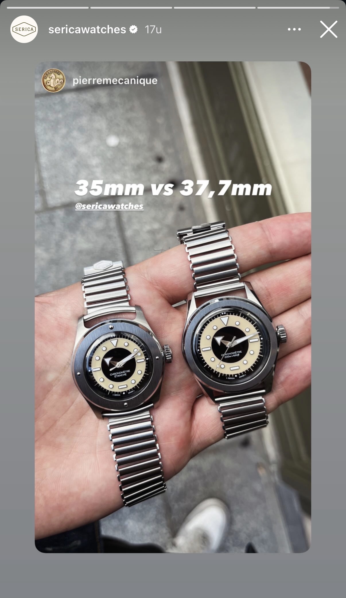 Serica wristshot 27
