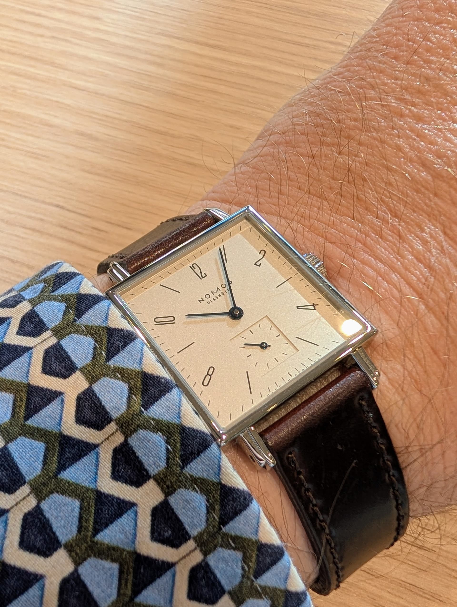 Nomos wristshot 6