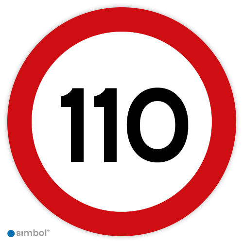 Stickers-Maximaal-110-km-per-uur