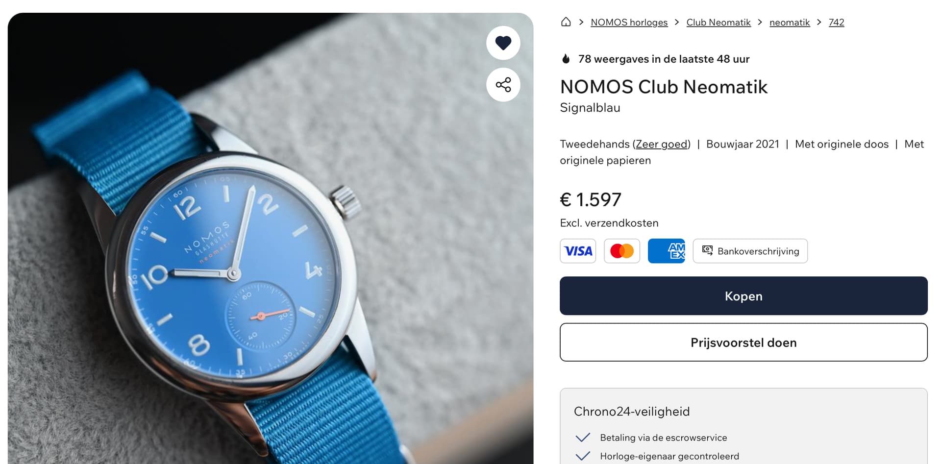 Nomos wristshot 8