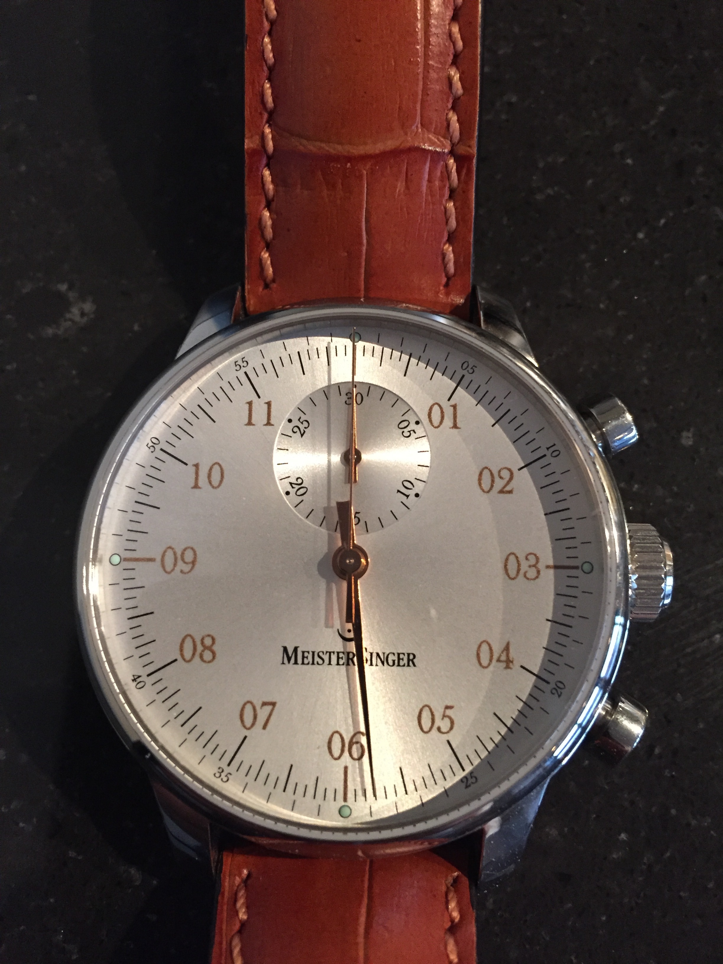 MeisterSinger wristshot 6