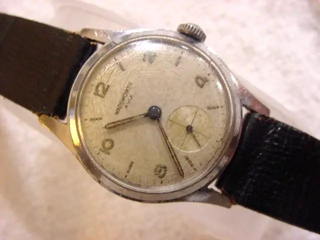 Vintage large antique Art Deco ELGIN WADSWORTH AVIA mens watch