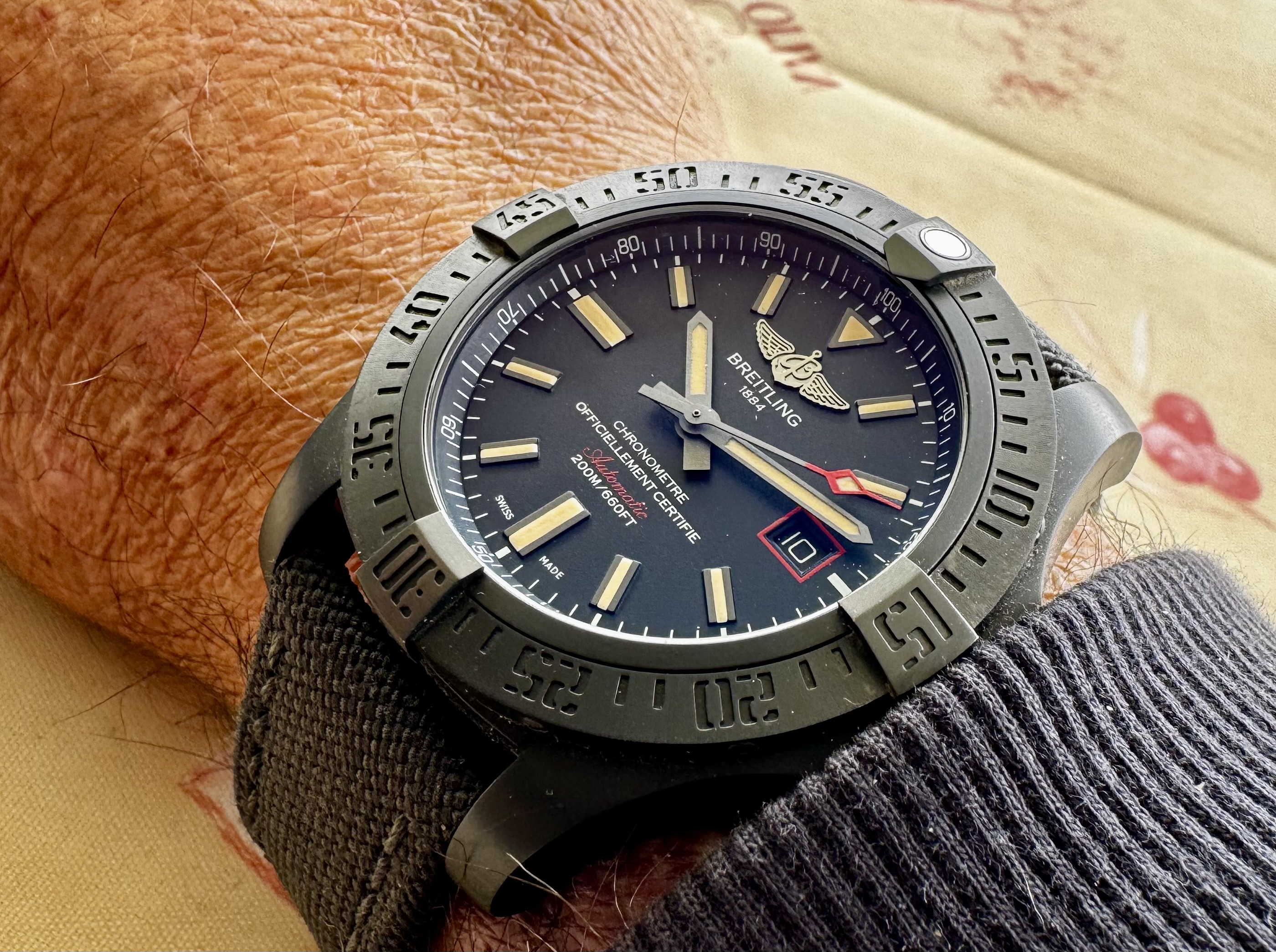 Breitling wristshot 38
