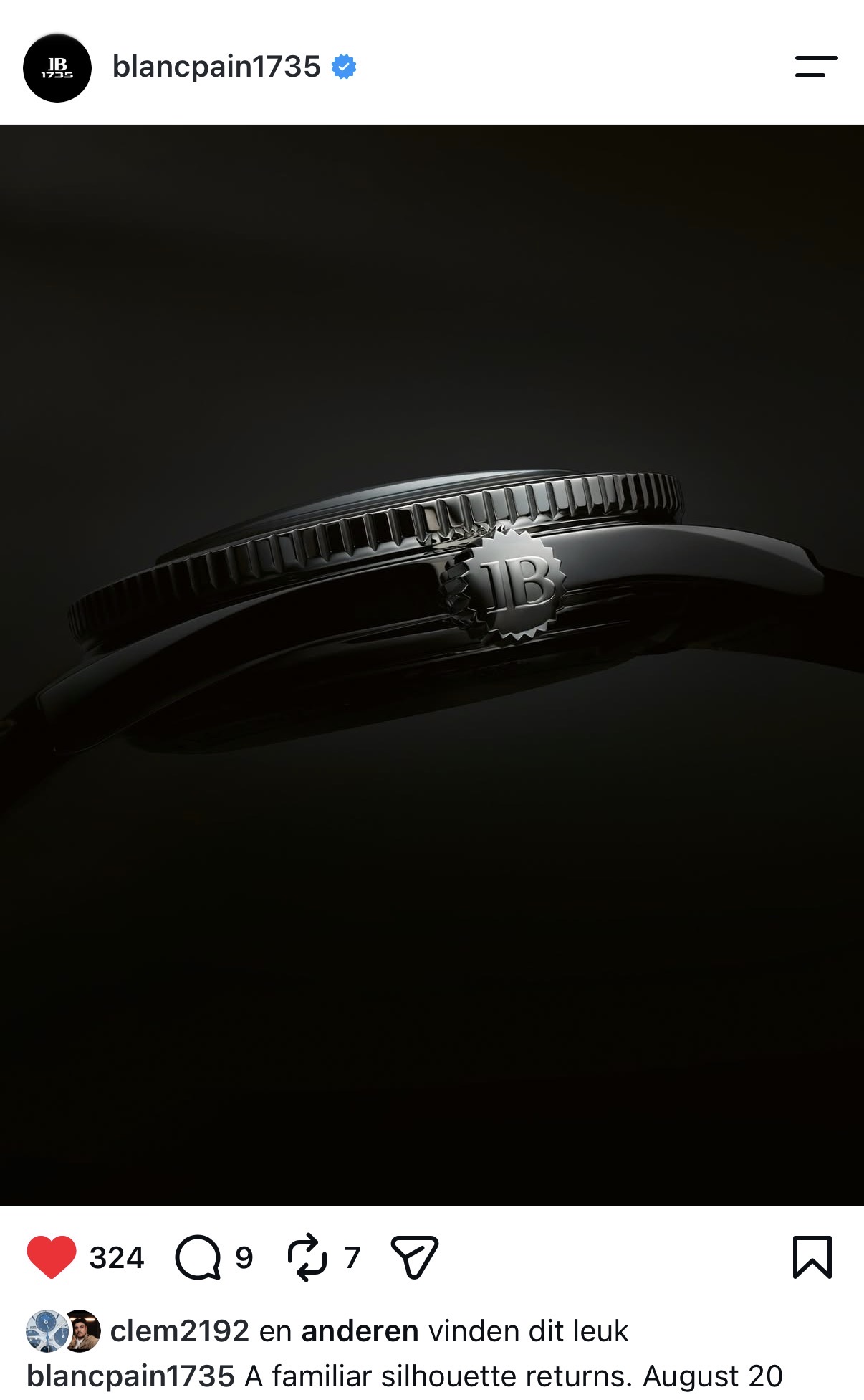 Blancpain wristshot 35