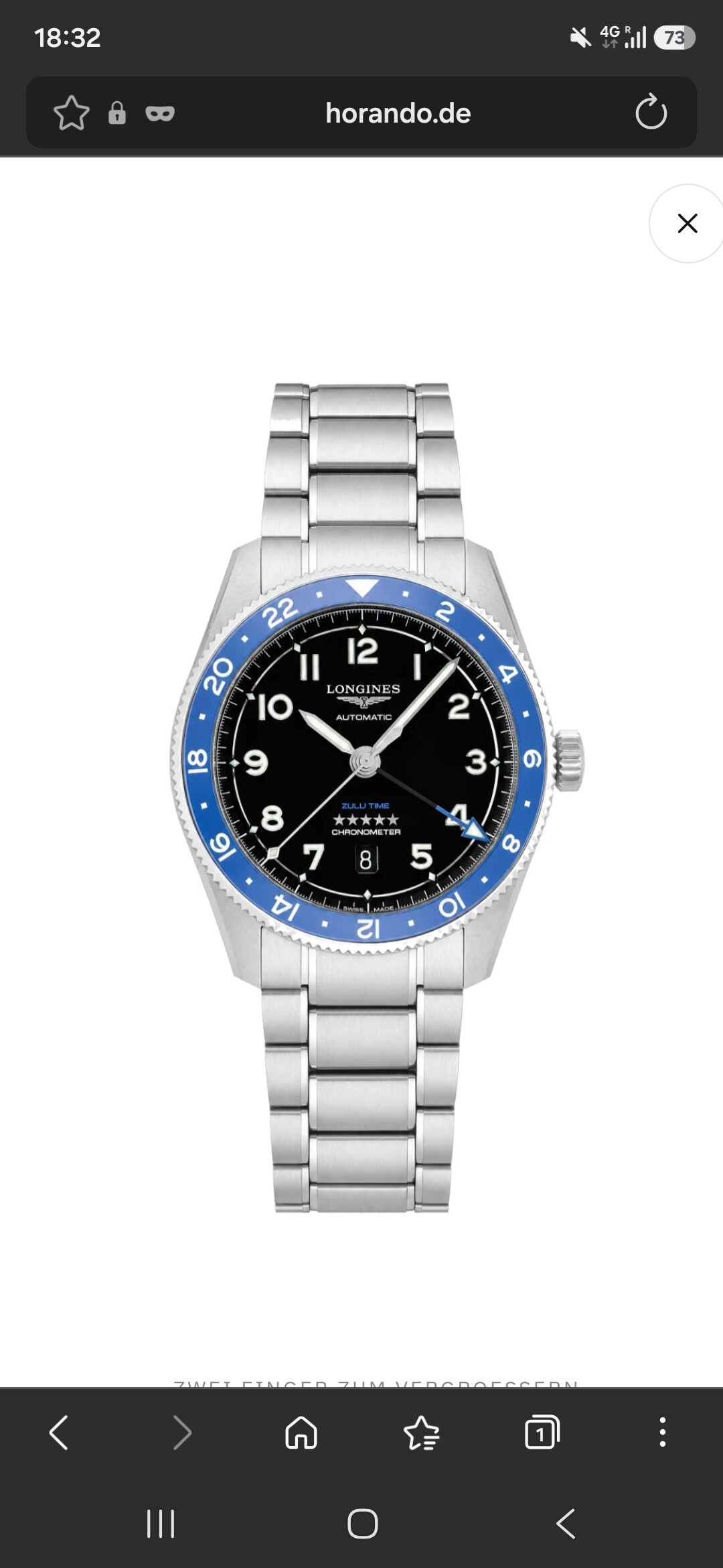 Longines wristshot 6