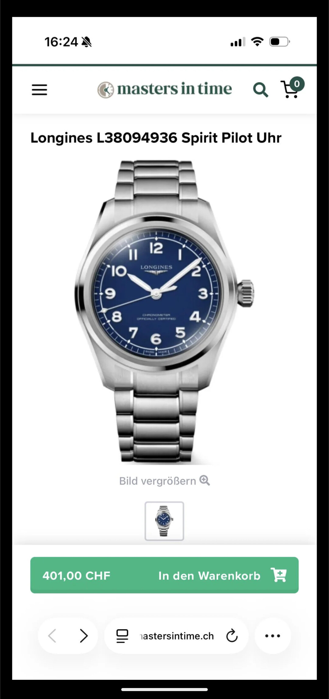 Longines wristshot 6