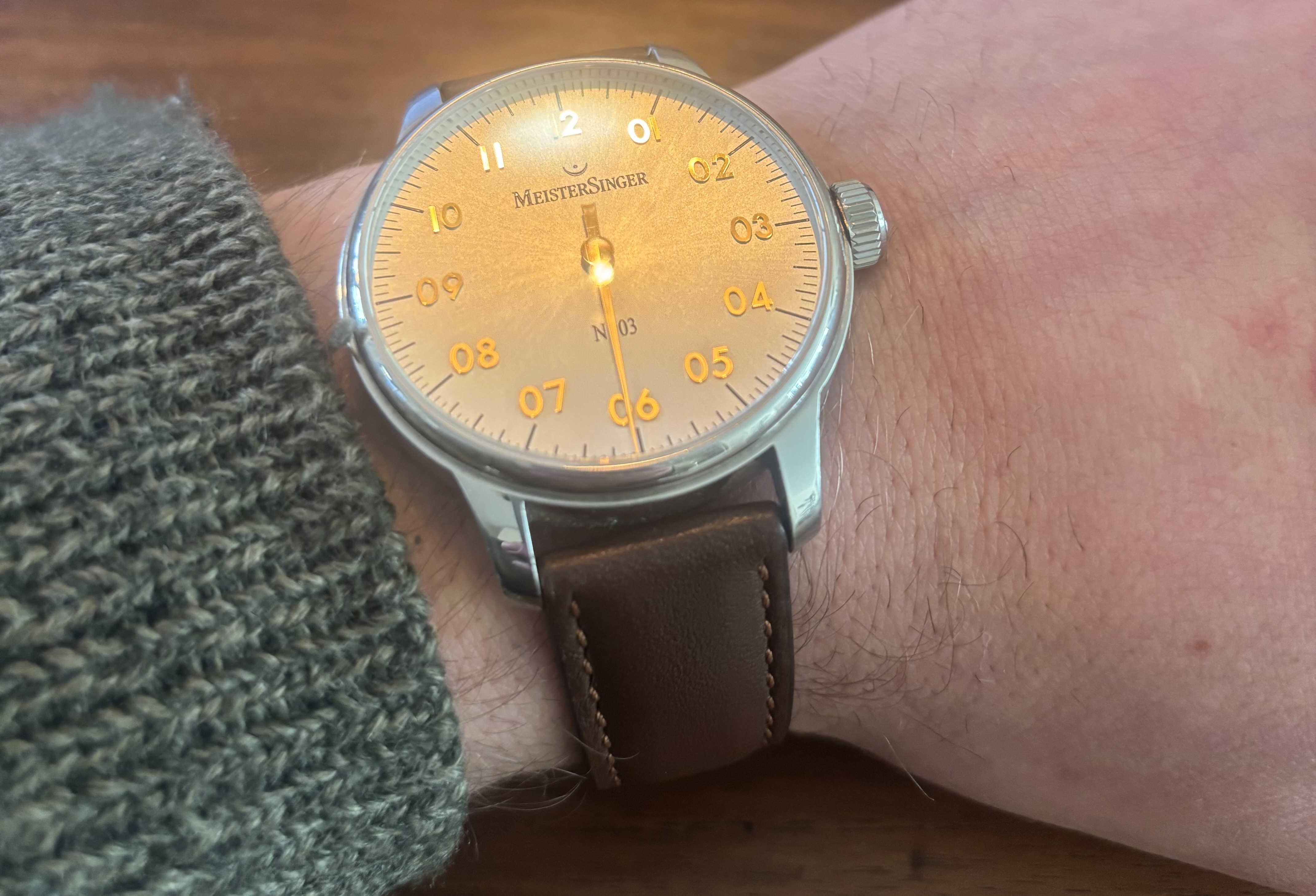 MeisterSinger wristshot 25