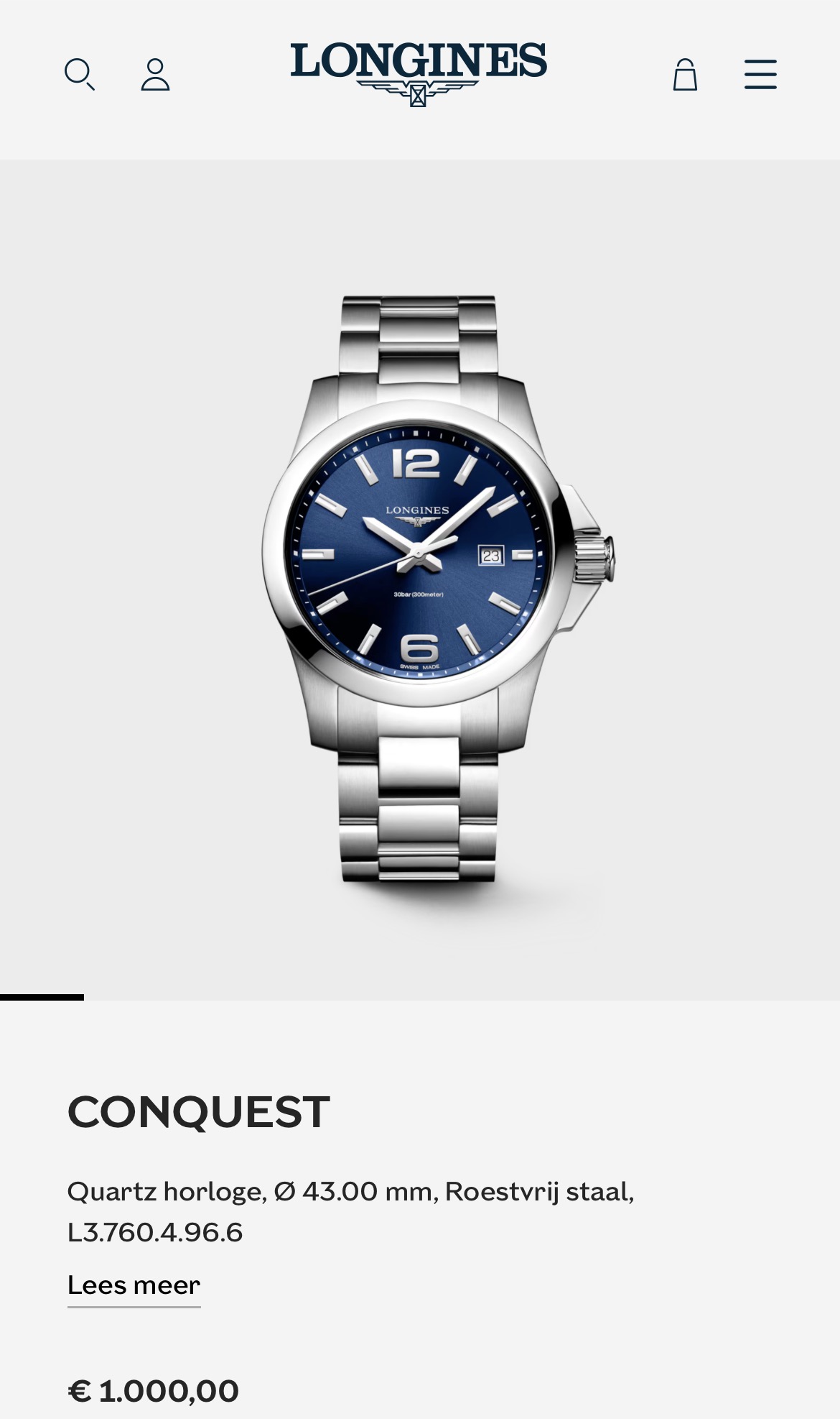 Longines wristshot 10