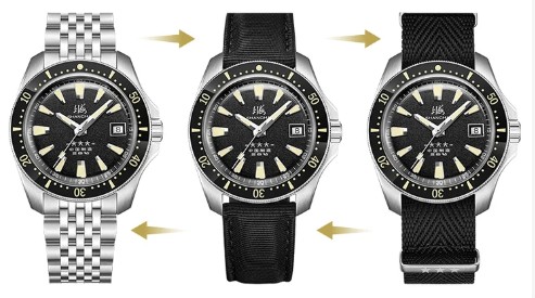 Shanghai Watch delivered with 3 straps