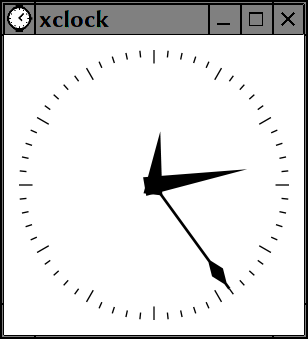 Xclock_animation_linux